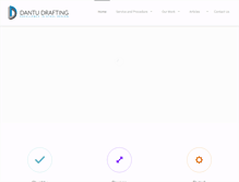 Tablet Screenshot of dantudrafting.com